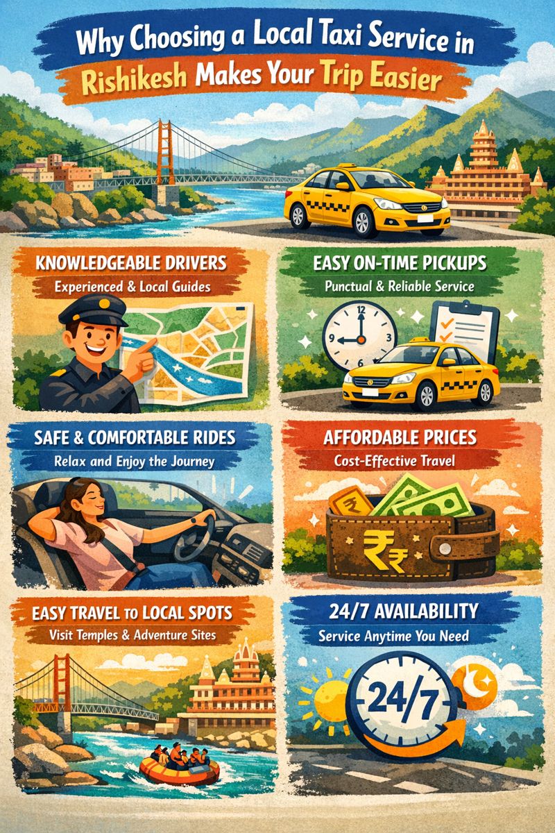 Why Choosing a Local Taxi Service in Rishikesh Makes Your Trip Easier